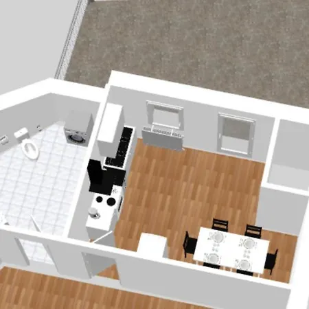 公寓 Vollausgestattete Monteurunterkunft Mit Wifi & Dachterrasse *