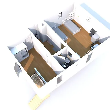 Vollausgestattete Monteurunterkunft Mit Wifi & Dachterrasse
