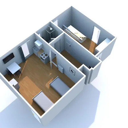 Vollausgestattete Monteurunterkunft Mit Wifi & Dachterrasse *
