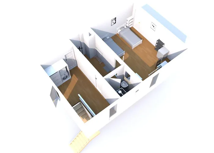 Vollausgestattete Monteurunterkunft Mit Wifi & Dachterrasse