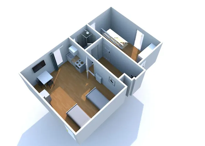 Vollausgestattete Monteurunterkunft Mit Wifi & Dachterrasse *
