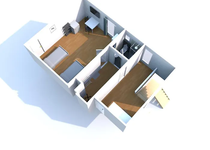 Apartament Vollausgestattete Monteurunterkunft Mit Wifi & Dachterrasse