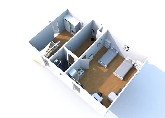 Vollausgestattete Monteurunterkunft Mit Wifi & Dachterrasse